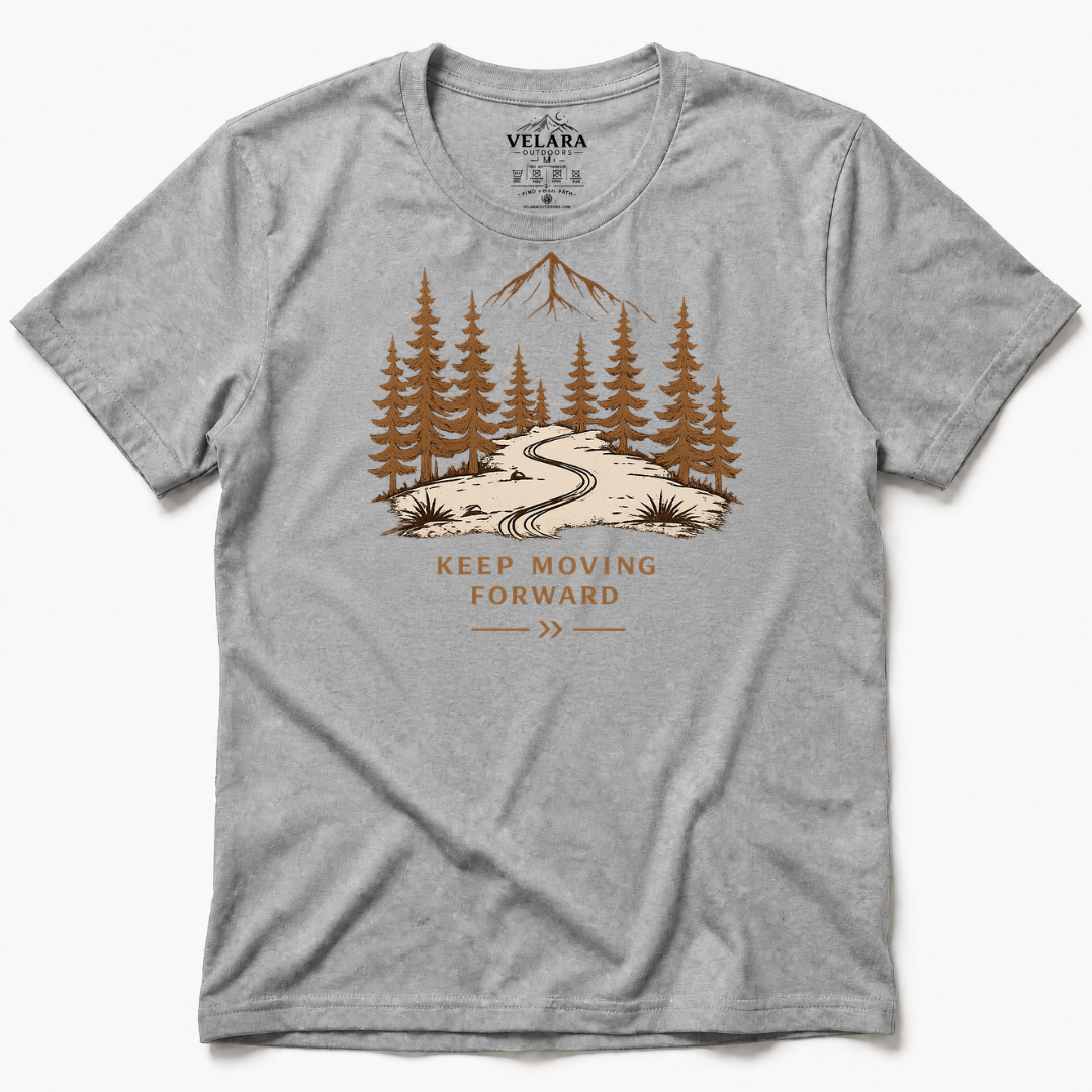 Keep Moving Forward Pine Trees T-Shirt - Imagen 3