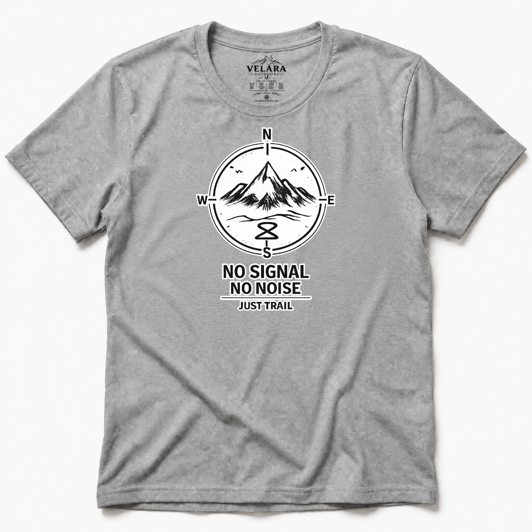 No Signal No Noise Just Trail T-Shirt - Image 3