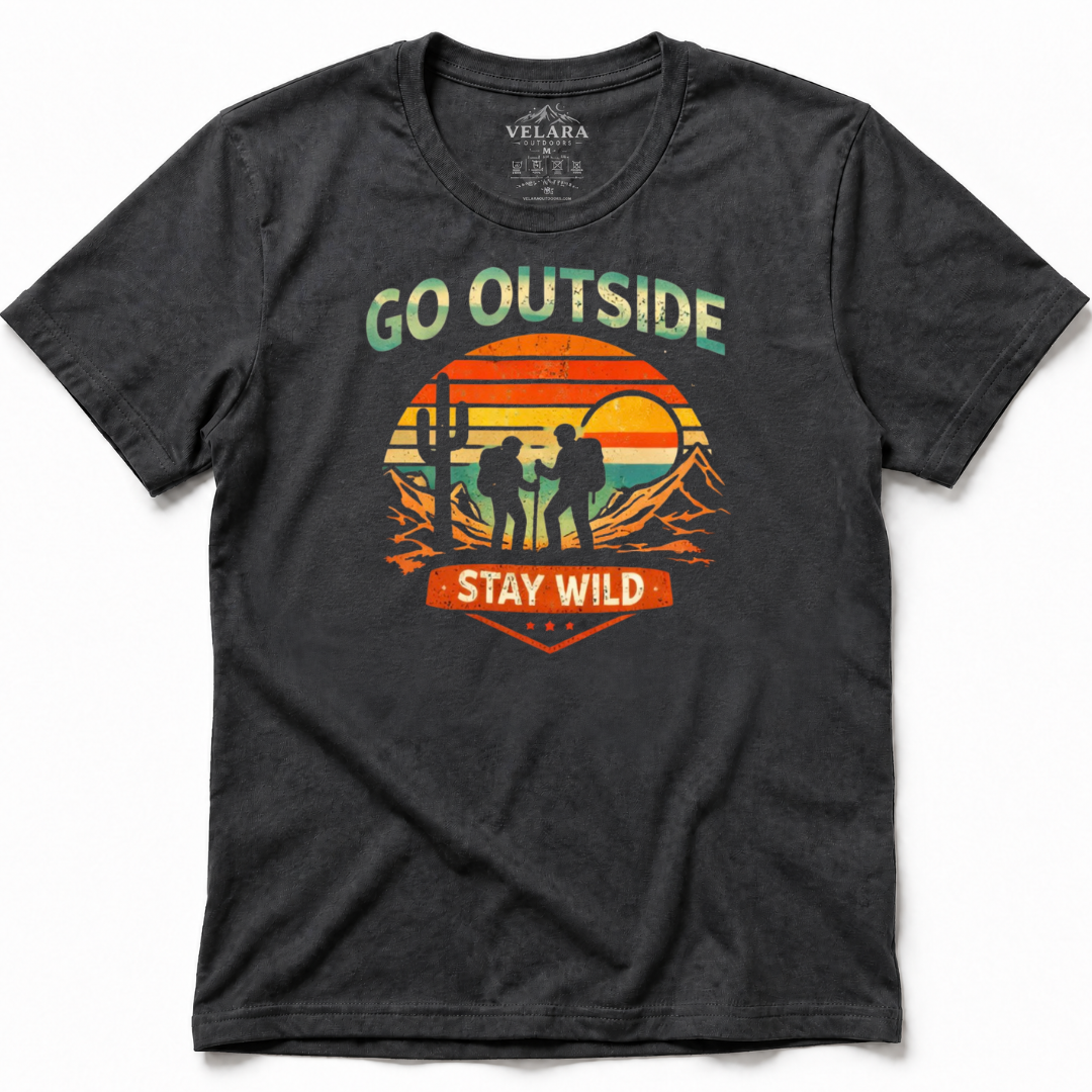 Go Outside Stay Wild T-Shirt - Image 2