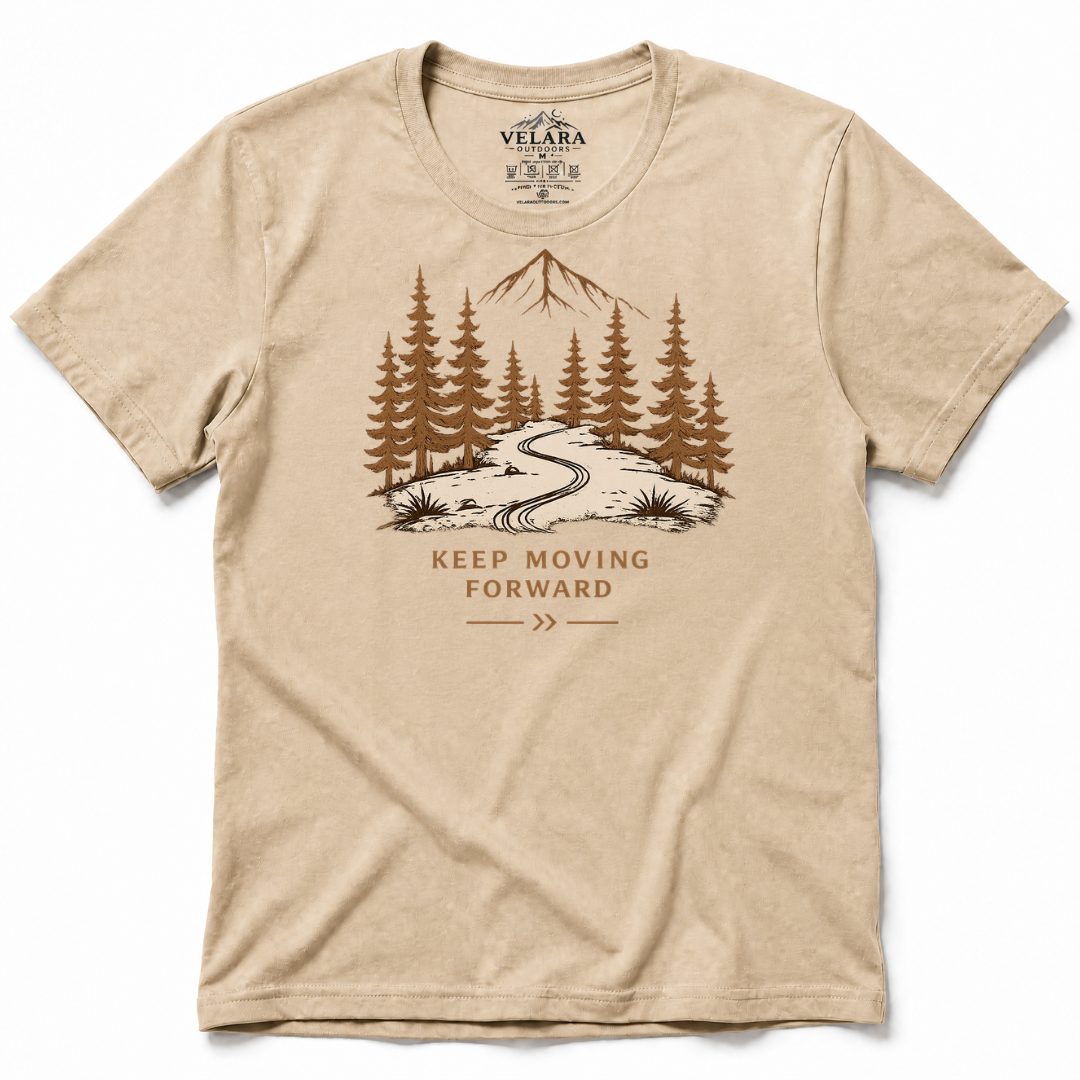 Keep Moving Forward Pine Trees T-Shirt - Imagen 5