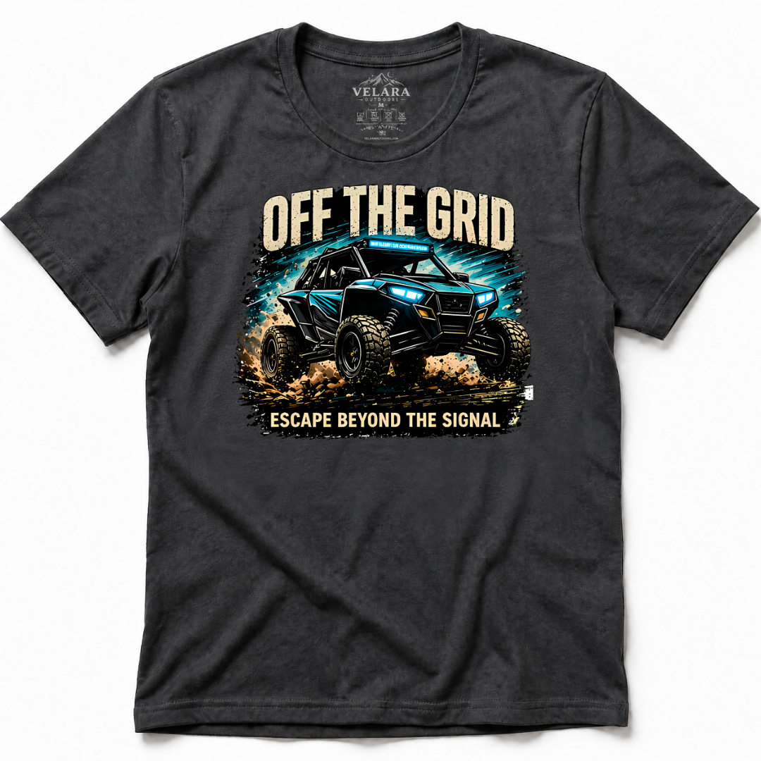 Off the Grid: Escape Beyond the Signal T-Shirt - Image 2