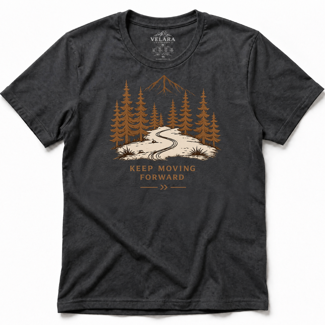Keep Moving Forward Pine Trees T-Shirt - Imagen 2