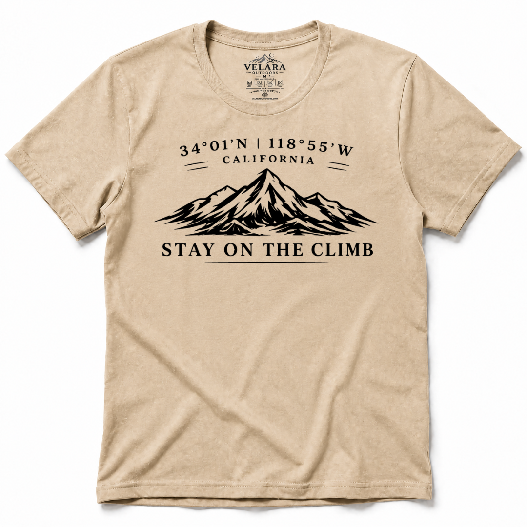 Stay on the Climb California T-Shirt - Image 4