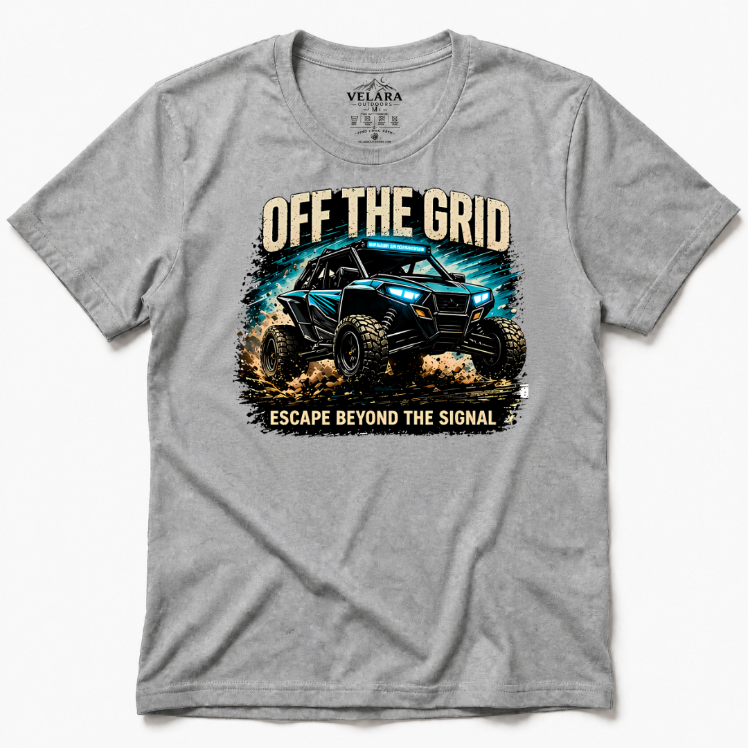 Off the Grid: Escape Beyond the Signal T-Shirt - Image 3