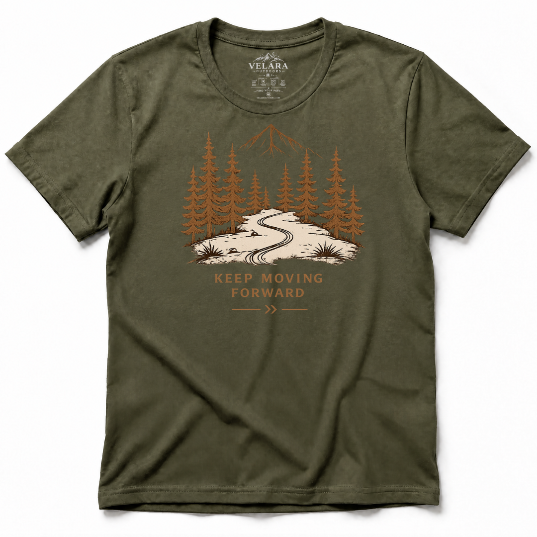 Keep Moving Forward Pine Trees T-Shirt - Imagen 4
