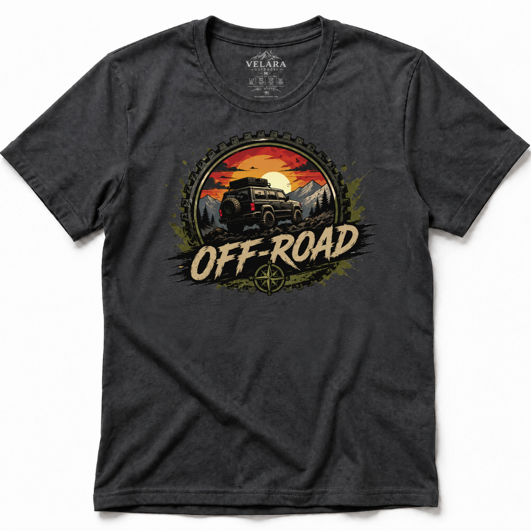 Off Road Jeep Sunset T-Shirt - Image 2