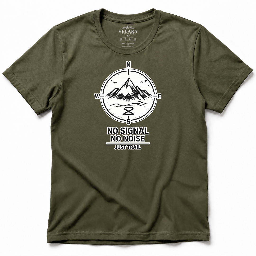 No Signal No Noise Just Trail T-Shirt - Image 4