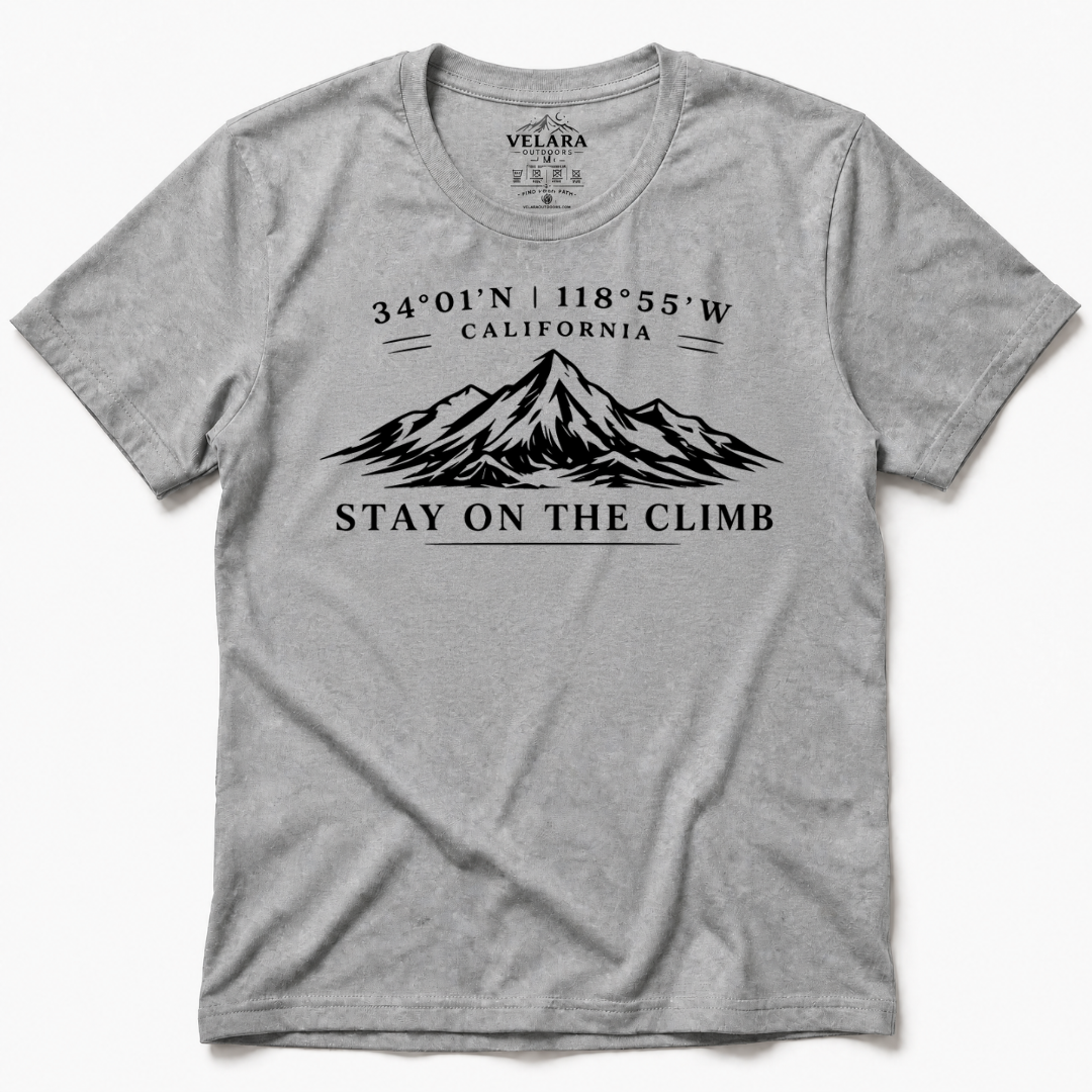Stay on the Climb California T-Shirt - Image 2