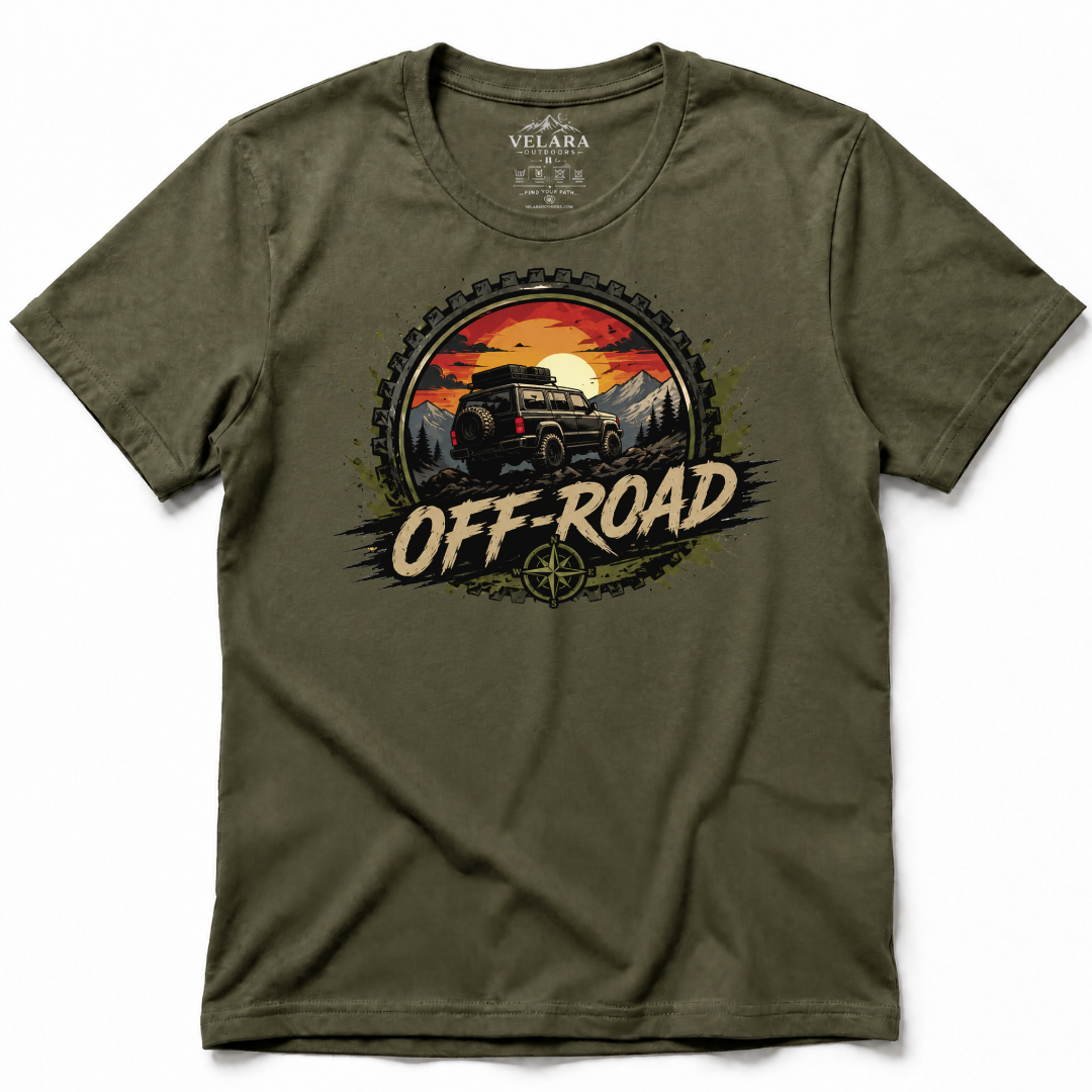 Off Road Jeep Sunset T-Shirt - Image 4