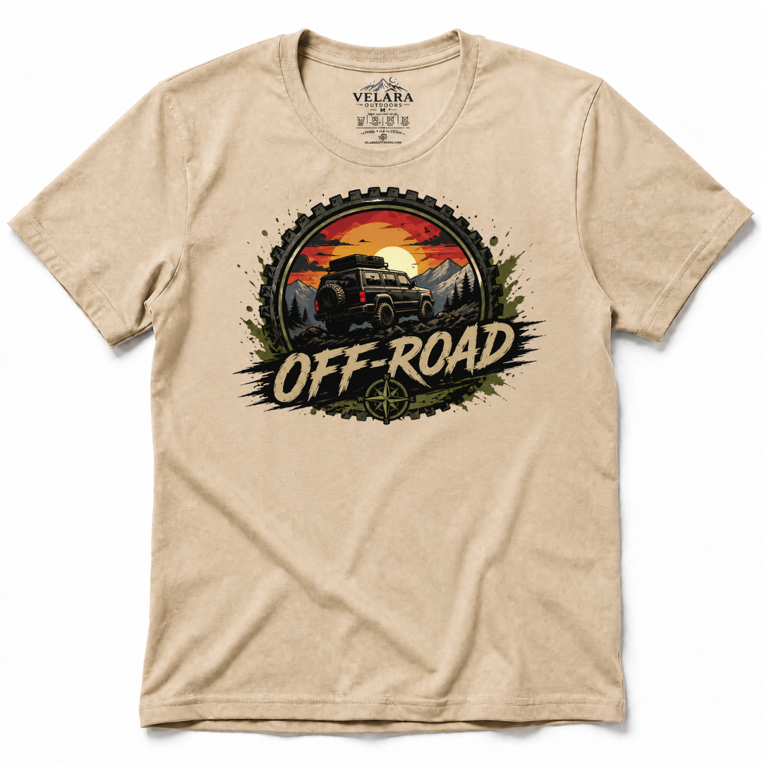 Off Road Jeep Sunset T-Shirt - Image 5
