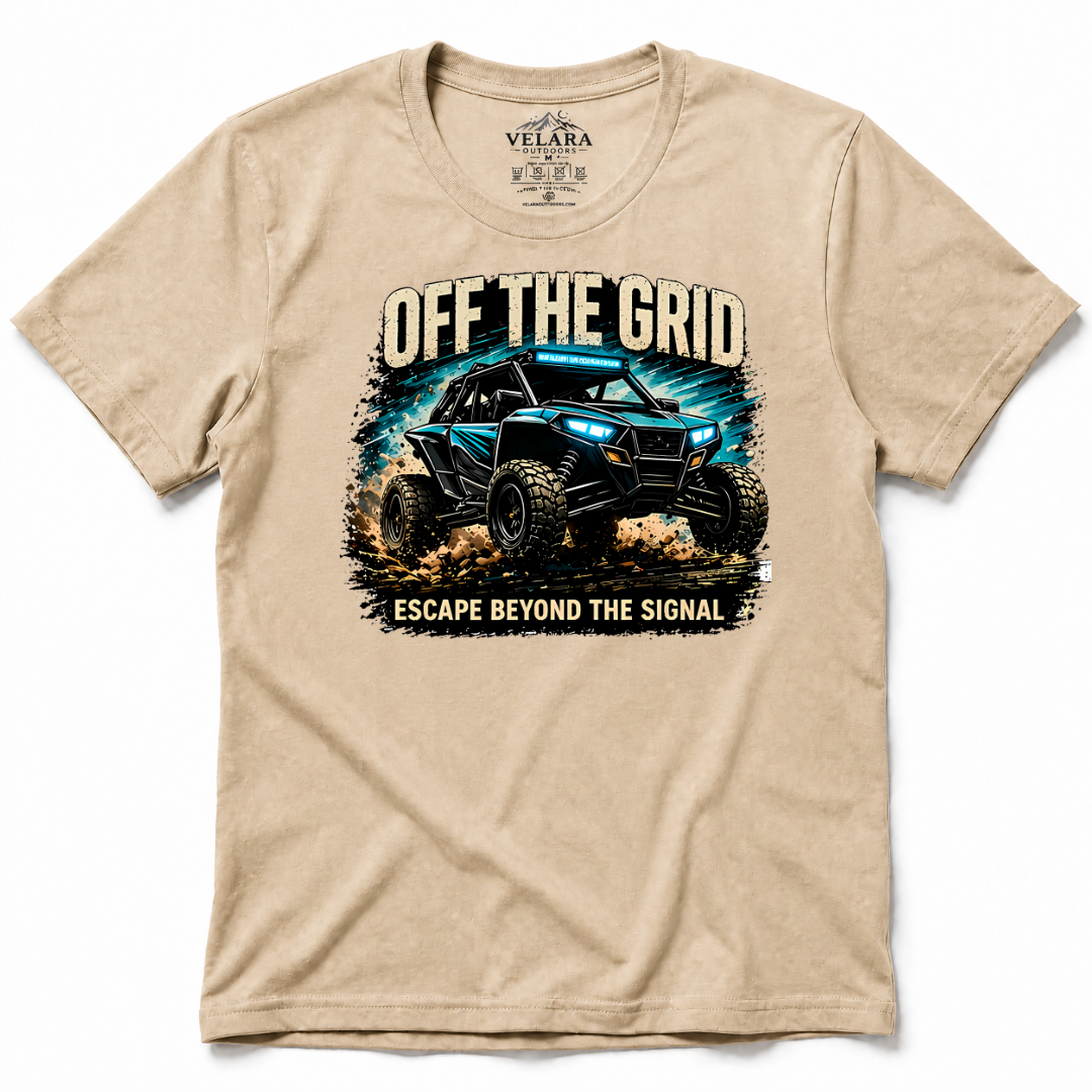 Off the Grid: Escape Beyond the Signal T-Shirt - Image 5